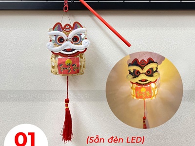Lồng đèn con thỏ giỏ tre - sao mây có đèn Led (Trung thu - Đoàn viên) LDEN-TRE-02